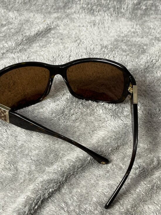 coach nina sunglasses black 494 color 215 logo sides main image 7